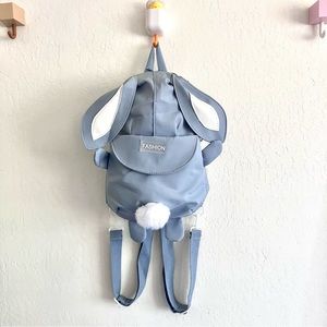 Blue Backpack With Bunny Ears